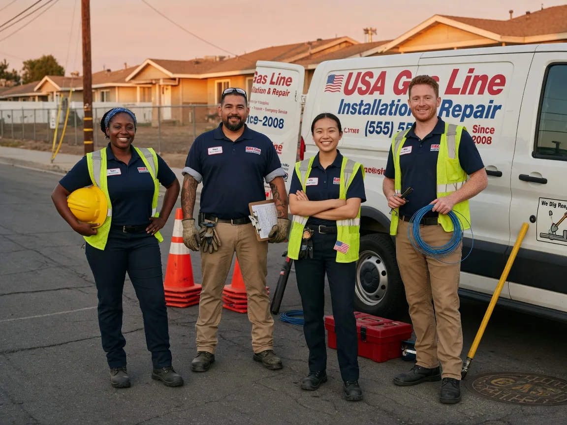 Gas Line Installation company in Noble, LA